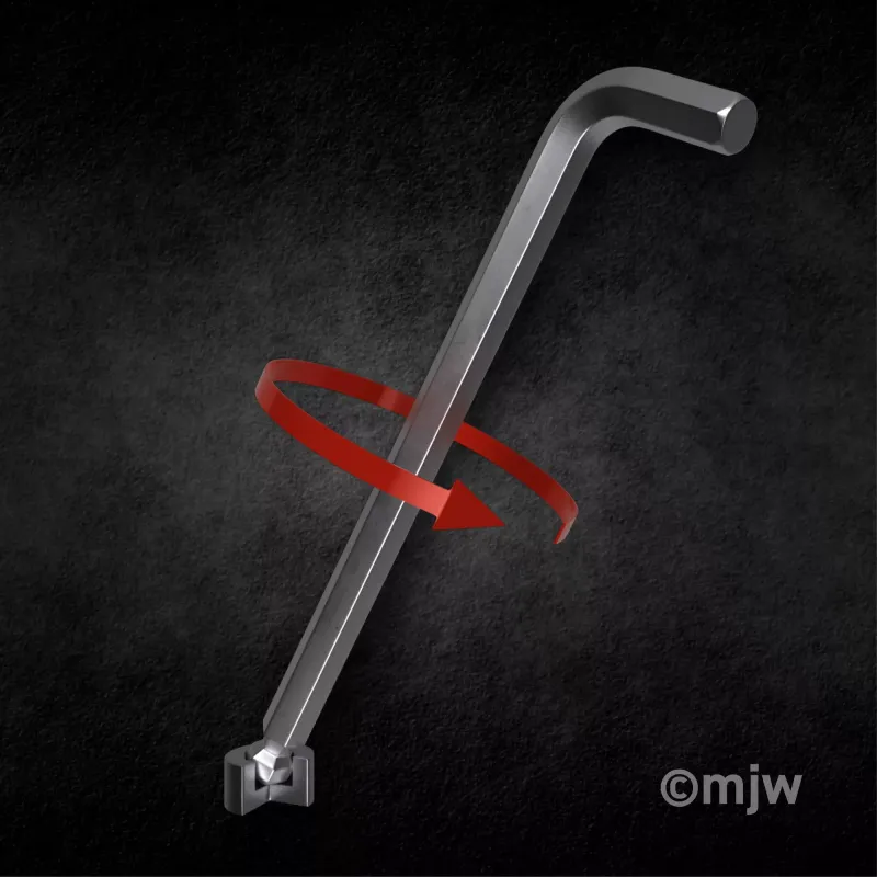 MJW HEX Inbusschlüsselsatz mit Kugelkopf 9-tlg | Piaskraft