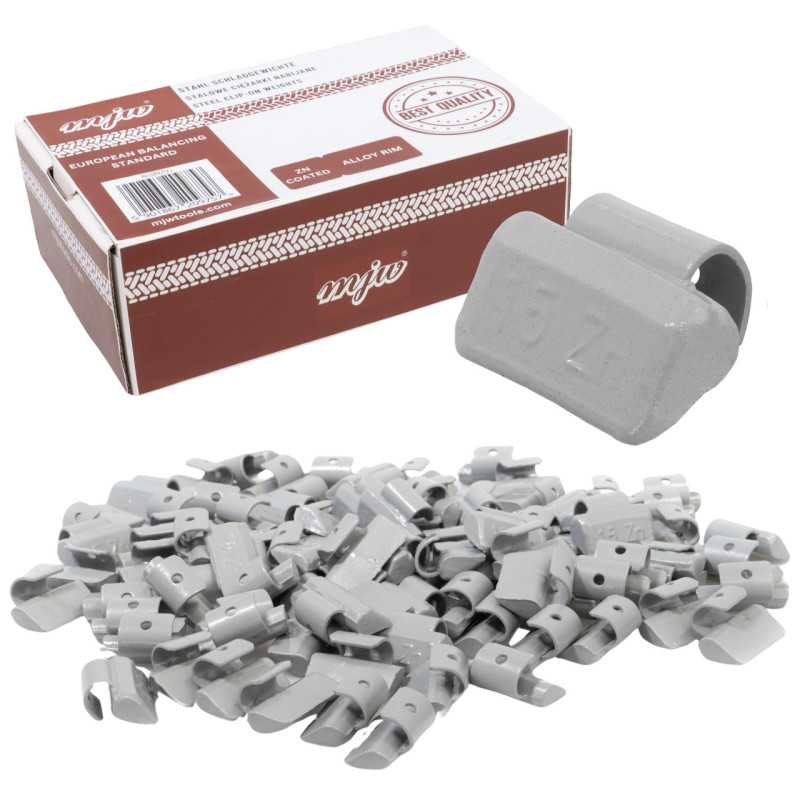 15 g Zink-Auswuchtgewichte für Aluminiumfelgen, 100 Stück, polyurethanbeschichtet | Piaskraft