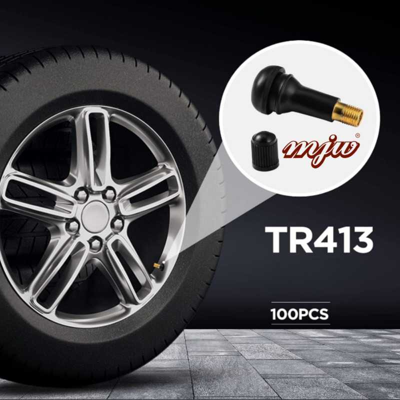 Ventil TR413 tubeless für Autoreifen 100 Stück | Piaskraft