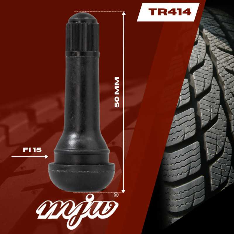TR414 schlauchloses Reifenventil für Pkw 100 Stück | Piaskraft