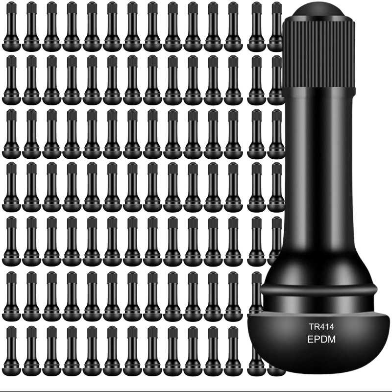 TR414 EPDM schlauchloses Ventil für Autoreifen – 100 Stück | MJW | Piaskraft