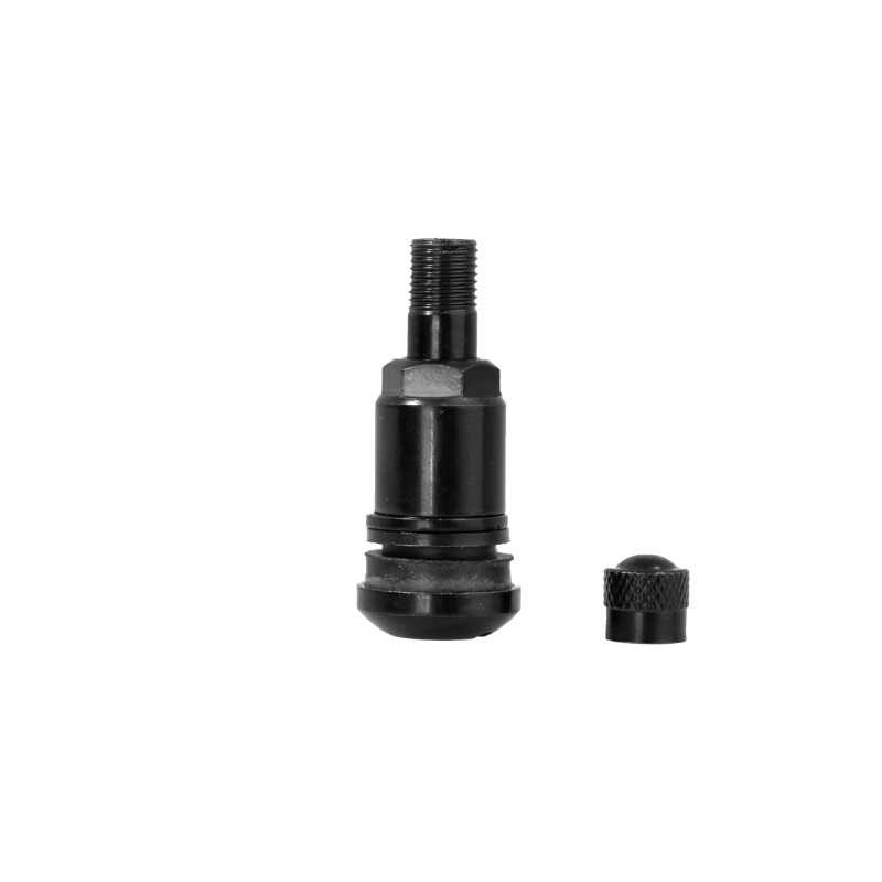 TR 525 Ventil mit langer Mutter EV-42-N2 schwarz lackiert |Piaskraft