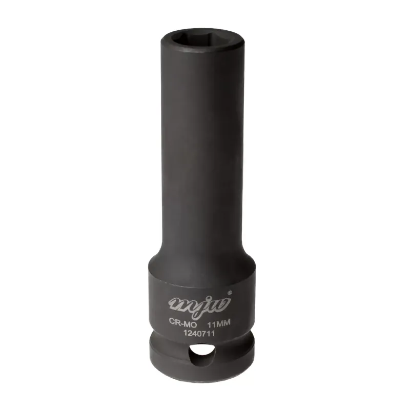 MJW 1/2" 6-Kant Schlagaufsatz lang 11 mm – Stecknuss für Schlagschrauber | Piaskraft