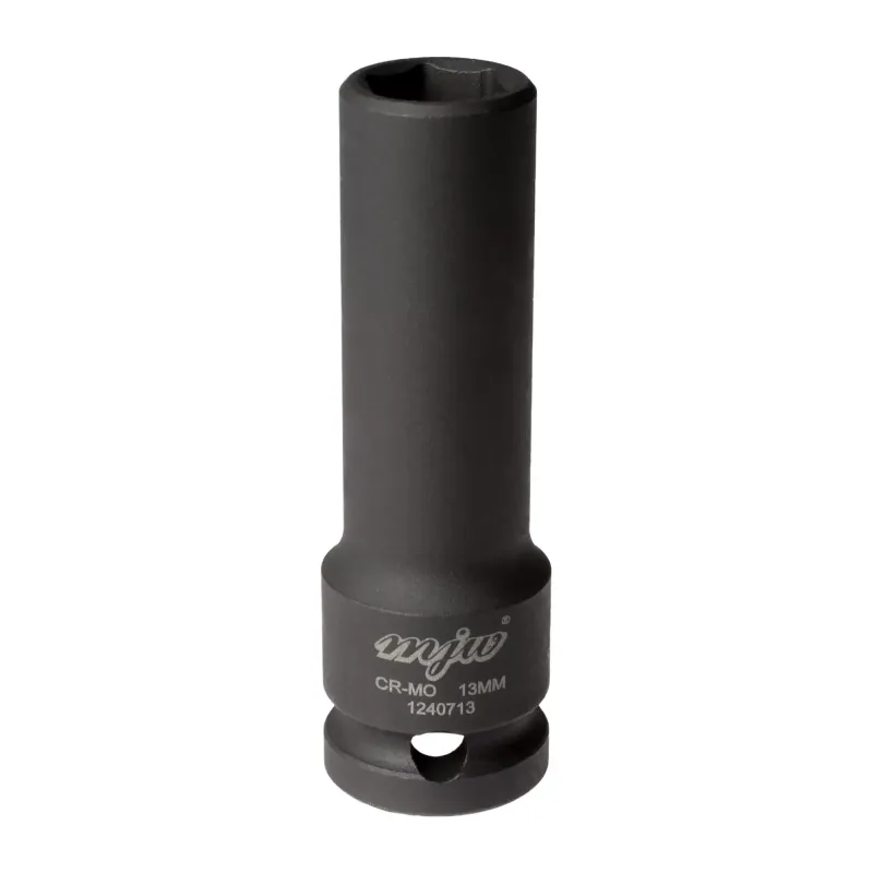 MJW 1/2" 6-Kant Schlagaufsatz lang 13 mm – Stecknuss für Schlagschrauber | Piaskraft