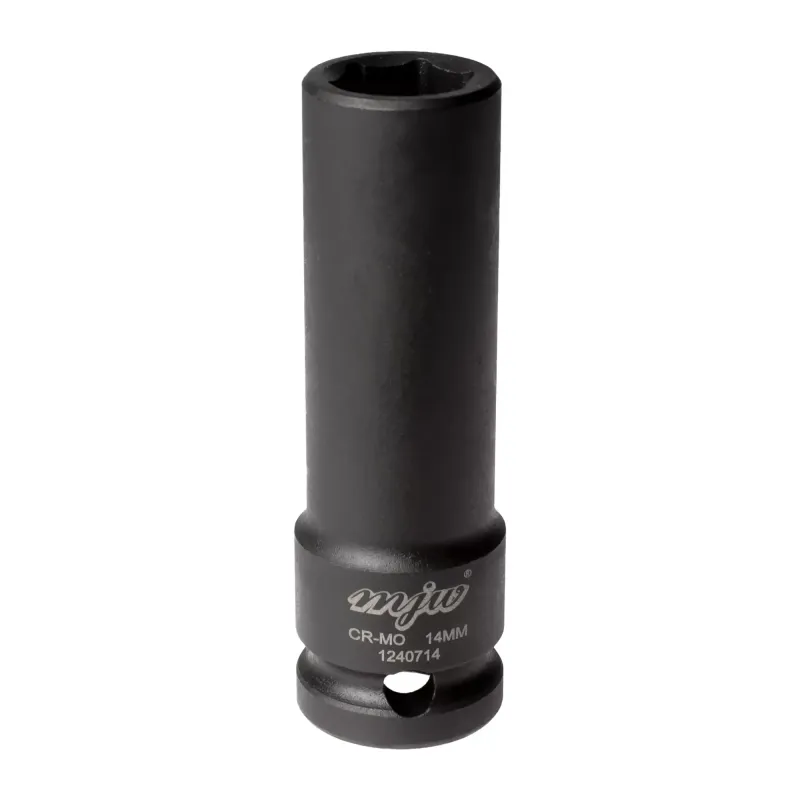 MJW 1/2" 6-Kant Schlagaufsatz lang 14 mm – Stecknuss für Schlagschrauber | Piaskraft
