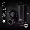 MJW 1/2" 6-Kant Schlagaufsatz lang 15 mm – Stecknuss für Schlagschrauber | Piaskraft