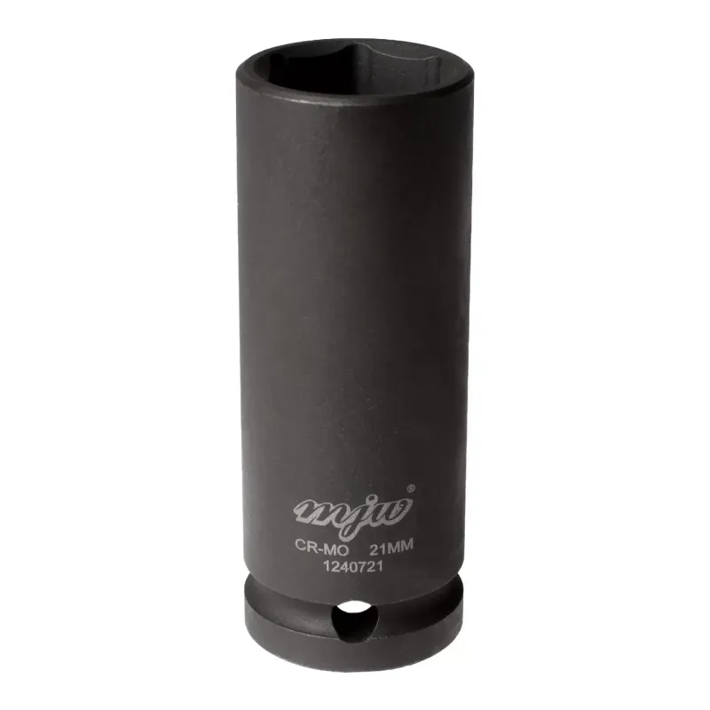 MJW 1/2" 6-Kant Schlagaufsatz lang 21 mm – Stecknuss für Schlagschrauber | Piaskraft