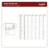 MJW 3/4" 6-Kant Schlagaufsatz lang 24 mm – Stecknuss für Schlagschrauber | Piaskraft