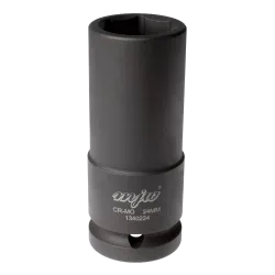 MJW 3/4" 6-Kant Schlagaufsatz lang 24 mm – Stecknuss für Schlagschrauber | Piaskraft