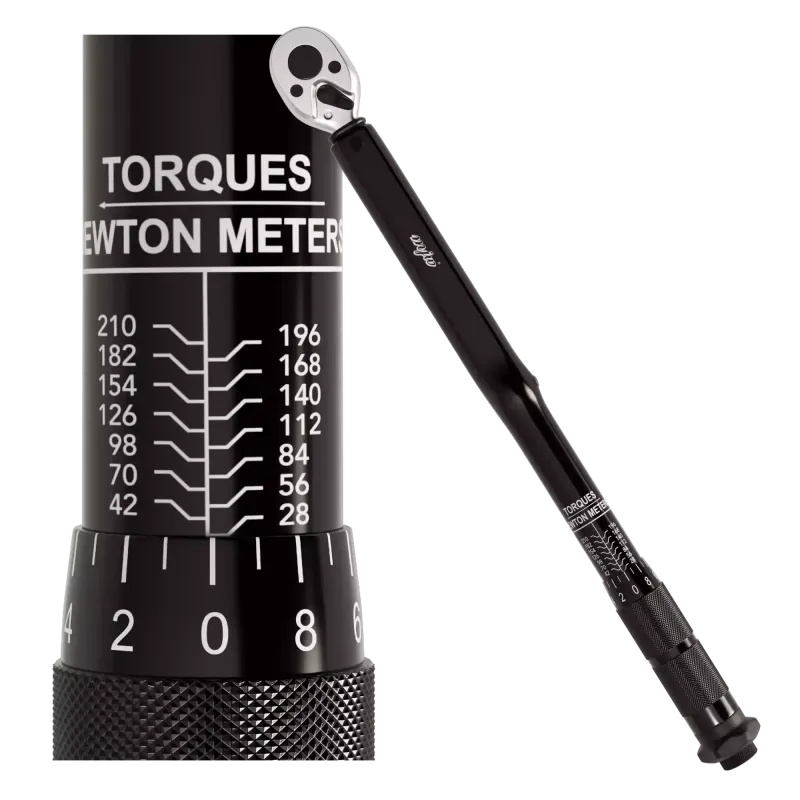 MJW 1/2'' Drehmomentschlüssel – 28–210 Nm, schwarz | Piaskraft