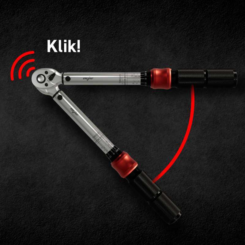 MJW 1/4'' Drehmomentschlüssel – 2–10 Nm, 72T | Piaskraft