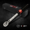 MJW 1/4'' Drehmomentschlüssel – 5–25 Nm, 72T | Piaskraft