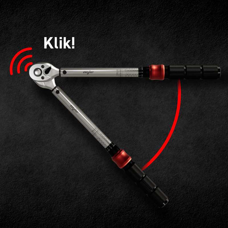 MJW 3/8'' Drehmomentschlüssel – 10–110 Nm, 72T | Piaskraft