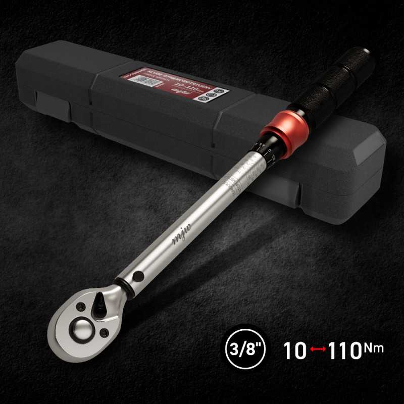 MJW 3/8'' Drehmomentschlüssel – 10–110 Nm, 72T | Piaskraft