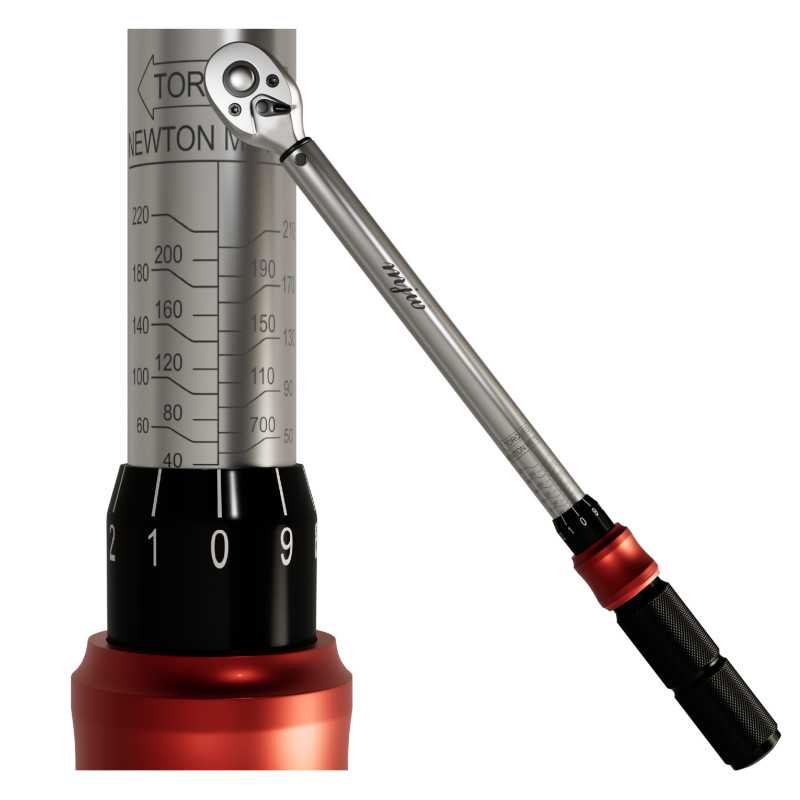 MJW Drehmomentschlüssel 1/2'' 72T 40–220 Nm | Piaskraft