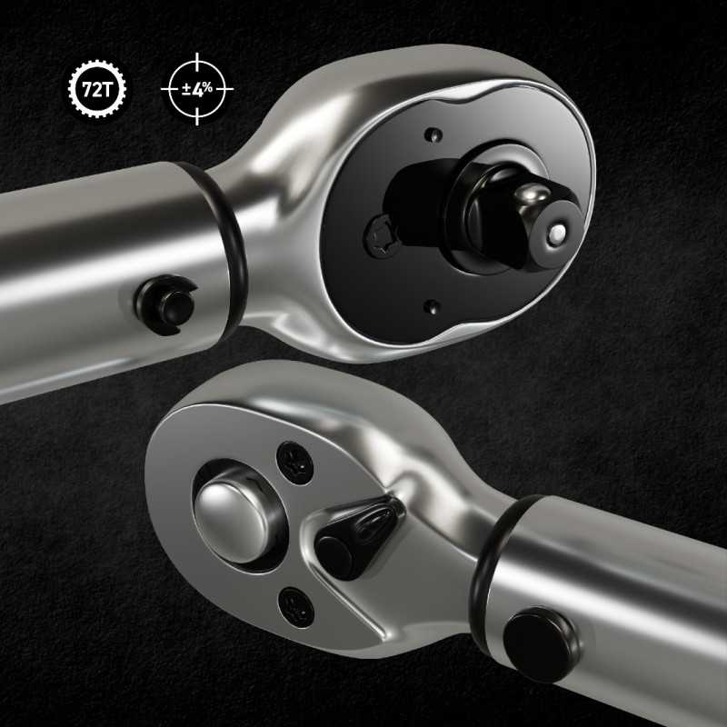 MJW Drehmomentschlüssel 1/2'' 72T 40–220 Nm | Piaskraft