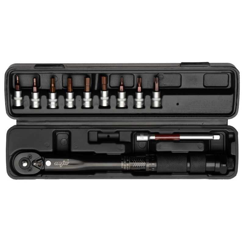 MJW 1/4'' Drehmomentschlüssel 2–24 Nm Bit-Satz | Piaskraft