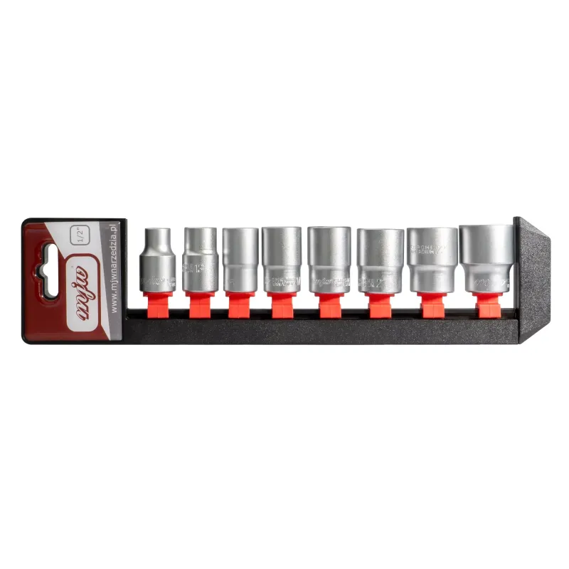 MJW 1/2'' 6-Winkel-Steckschlüsselsatz – 8-tlg. Satz | Piaskraft