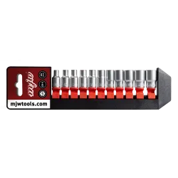 MJW 6-Winkel 1/4'' Steckschlüsselsatz – 11-tlg. Satz | Piaskraft