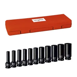 MJW 1/2″ lange Schlagschrauber-Einsätze – 11-tlg | Piaskraft