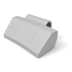 15 g Zink-Auswuchtgewichte für Aluminiumfelgen, 100 Stück, polyurethanbeschichtet | Piaskraft