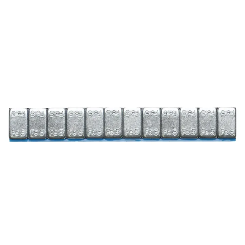 Zink-Klebegewichte 12×5 g, 100 Stück | Piaskraft