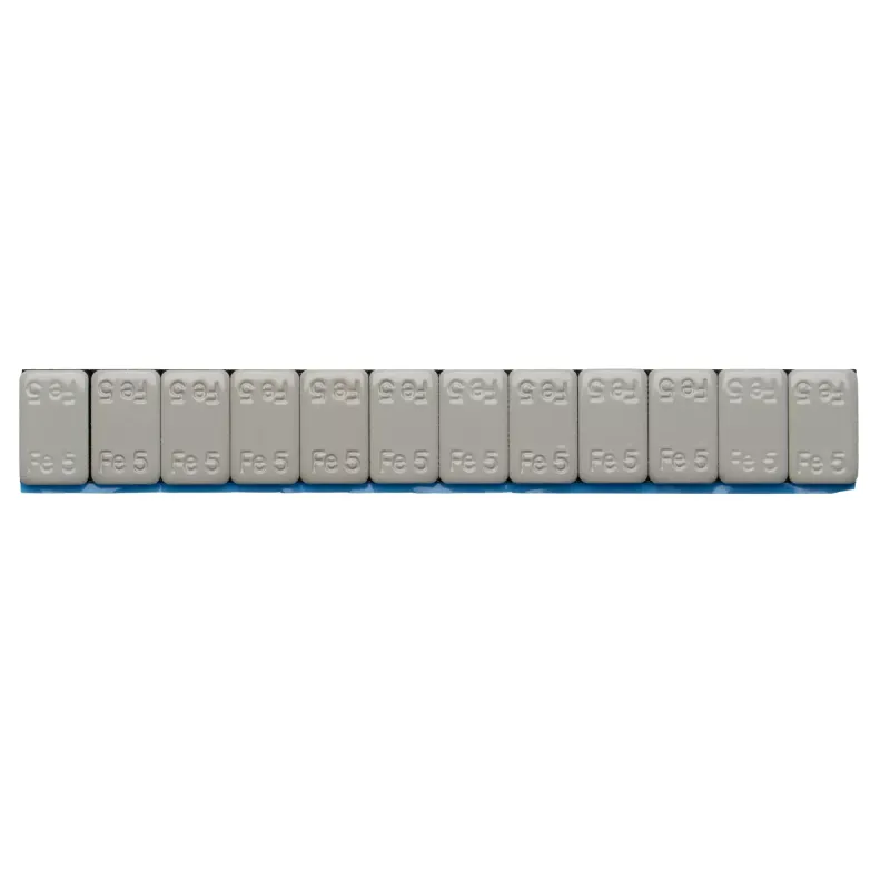 Klebewuchtgewichte 12×5 g beschichtet für Alufelgen, 100 Stück | Piaskraft