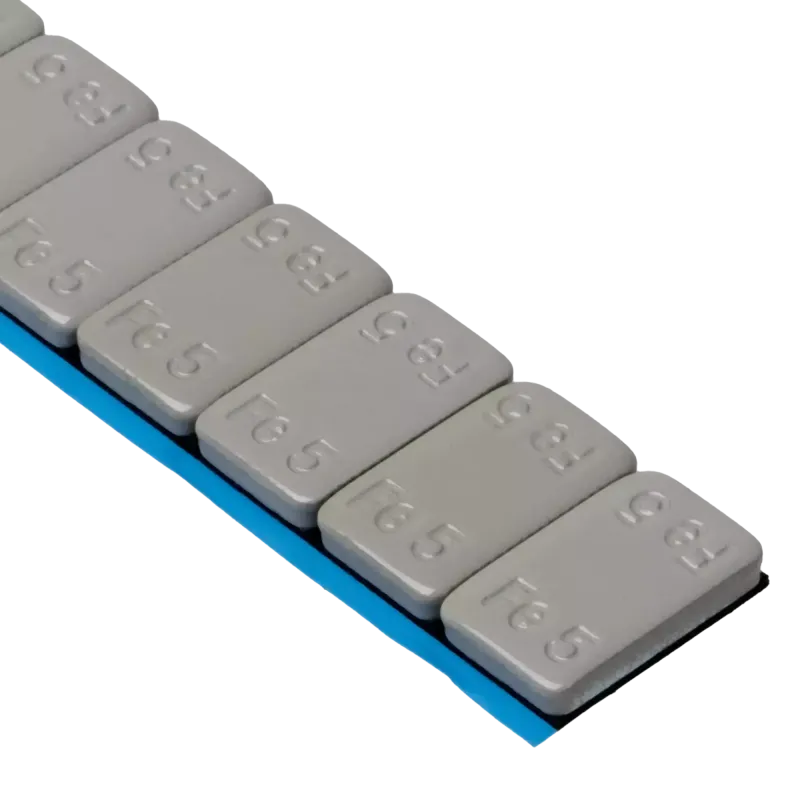 Klebewuchtgewichte 12×5 g beschichtet für Alufelgen, 100 Stück | Piaskraft