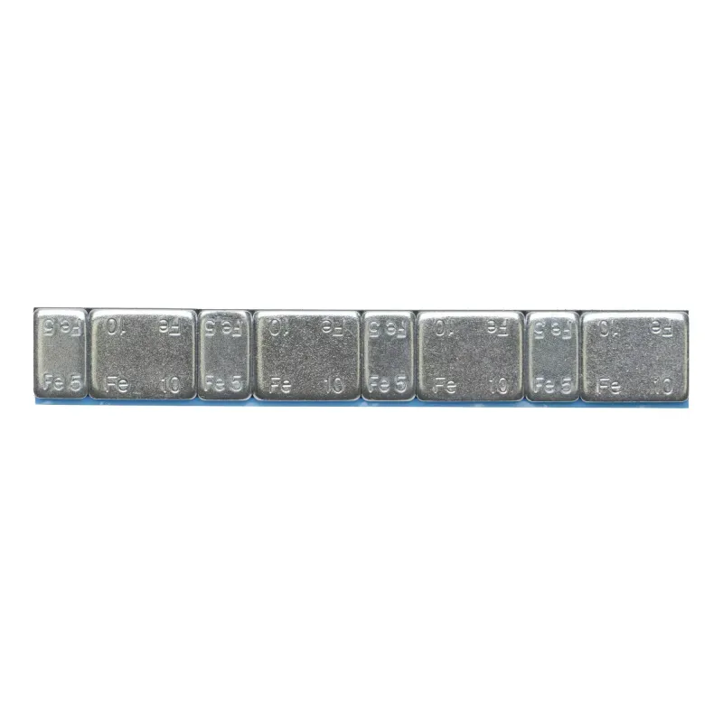 Zink-Klebegewichte 4×(5 g + 10 g), 100 Stück | Piaskraft