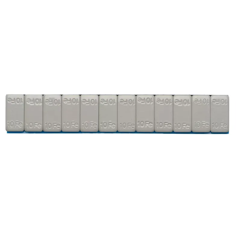 Klebegewichte SUV Offroad 10 g 10x12 mm, 50 Stück | Piaskraft