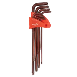 MJW TORX Inbus-Satz lang mit Bohrung 9-tlg | Piaskraft