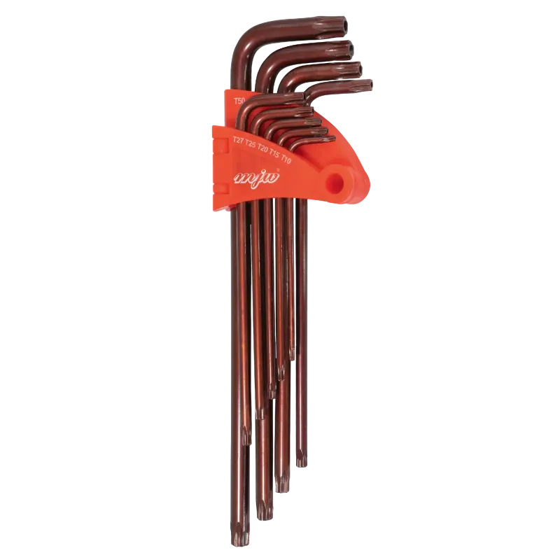 MJW TORX Inbus-Satz lang mit Bohrung 9-tlg | Piaskraft