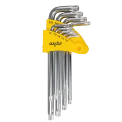 MJW TORX-Inbusschrauben doppelseitig Satz 9-tlg | Piaskraft