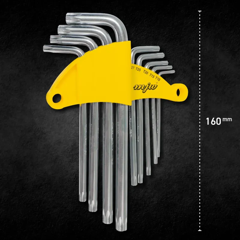 MJW TORX-Inbusschrauben doppelseitig Satz 9-tlg | Piaskraft