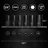 MJW 3/4″ Schlagschrauber-Nuss-Set lang 17–30 mm (6-tlg) | Piaskraft