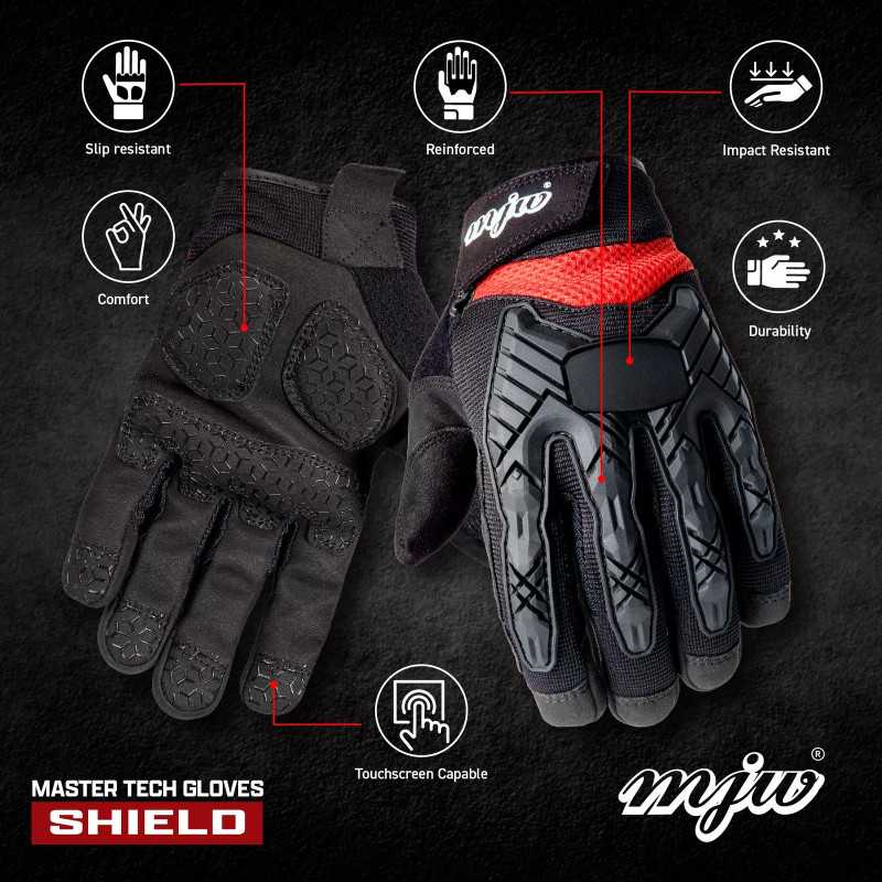 Master Tech PRO SHIELD Arbeitshandschuhe L | Piaskraft