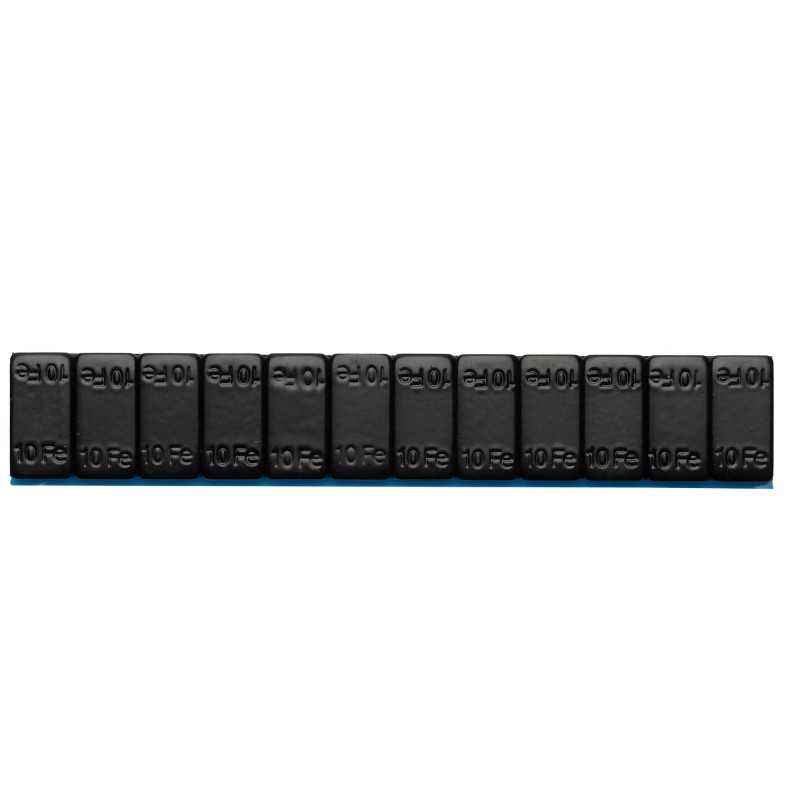 Klebewuchtgewichte SUV 10 g, 10×12 mm, schwarz – 50 Stück | Piaskraft