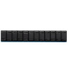 Klebewuchtgewichte SUV 10 g, 10×12 mm, schwarz – 50 Stück | Piaskraft