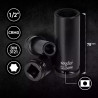 MJW 1/2" 6-Kant Schlagaufsatz lang 16 mm – Stecknuss für Schlagschrauber | Piaskraft