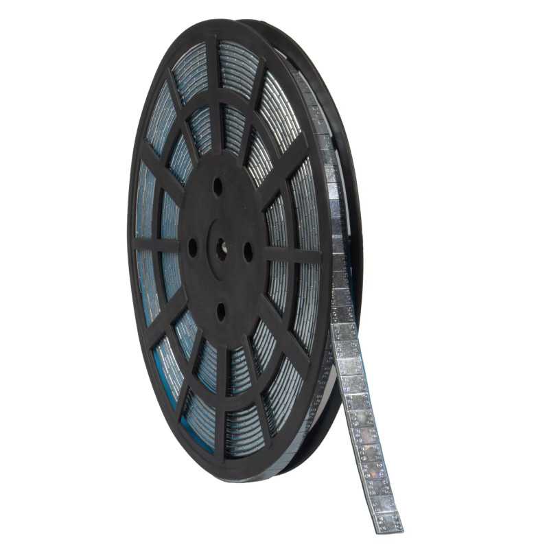 MJW Klebegewichte 1200 × 5 g Zink Slim für Alufelgen