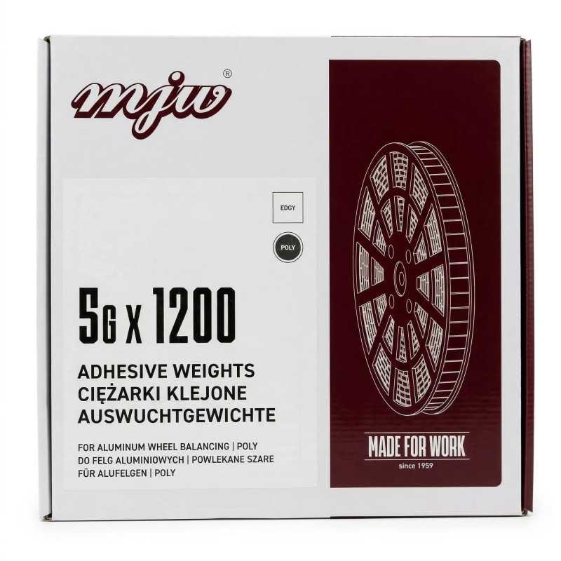 MJW Klebegewichte 1200 x 5 g FE Slim für Alufelgen
