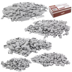 MJW Zink-Schlaggewichte Alufelgen 5–25 g, 500 Stück