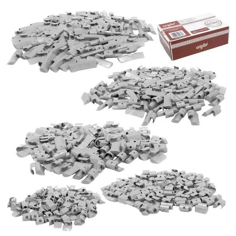 MJW Zink-Schlaggewichte Alufelgen 5–25 g, 500 Stück