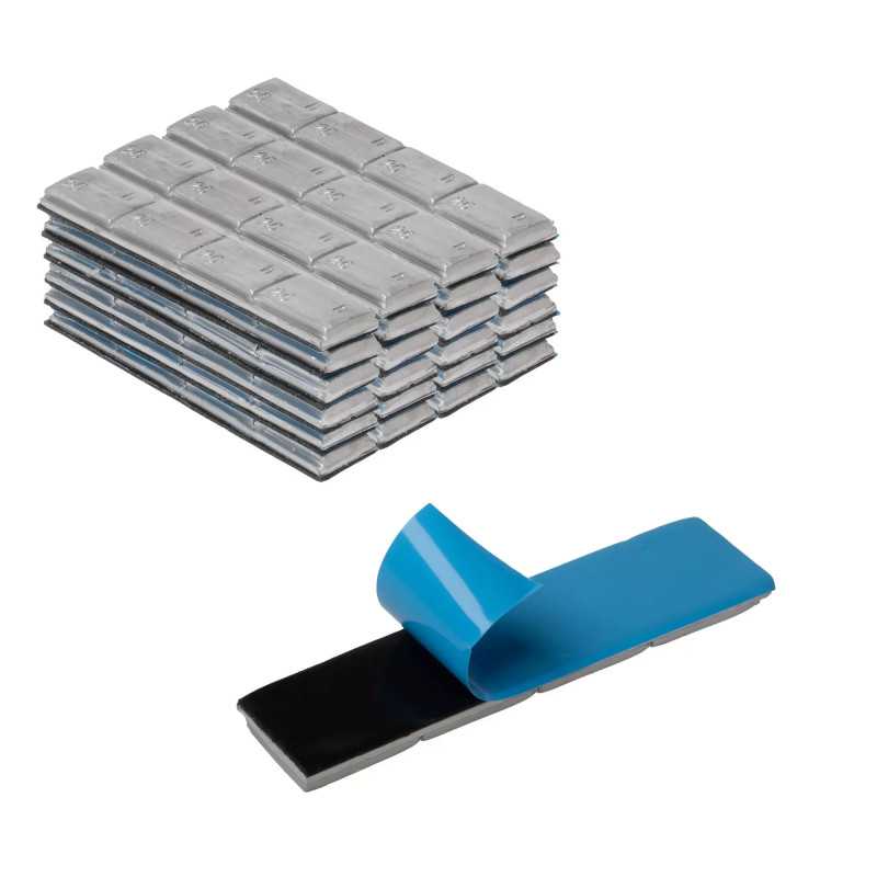 MJW LKW-Klebegewichte Blei 4 × 25 g, 20 Streifen