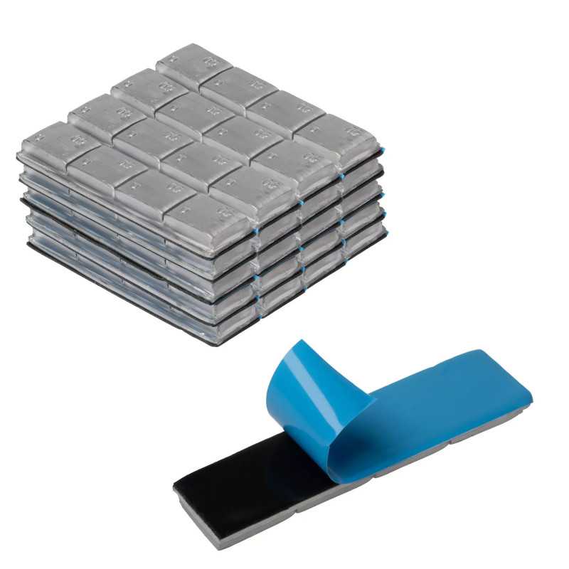 MJW LKW-Klebegewichte Blei 4 × 50 g, 20 Streifen
