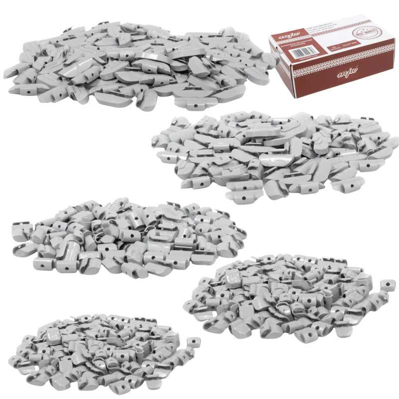 MJW Beschichtete Zink-Schlaggewichte 5–25 g, 500 Stück