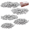 MJW Beschichtete Zink-Schlaggewichte 5–25 g, 500 Stück
