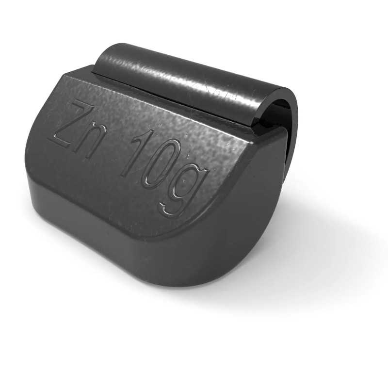 MJW Zink-Schlaggewichte 10 g Schwarz, 100 Stück